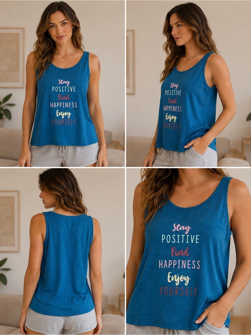 Secret Treasures Womens Plus Size 2X 18W - 20 W Lounging / Sleep Tank Top